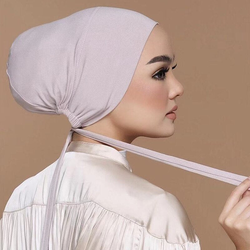 Soft Modal Muslim Turban Hat - Stylish and Comfortable Hijab Caps for Women