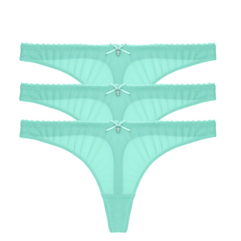 Transparent Thong - Seductive Low-Rise G-String Underwear (3pcs)
