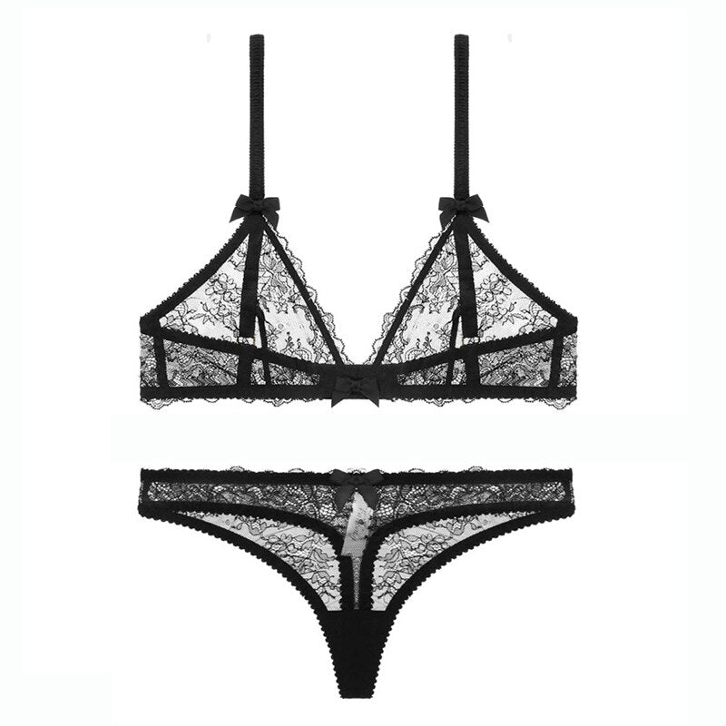 Comfortable and Seductive Deep V Underwear Set
