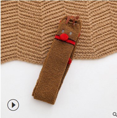 Newly Warm Winter Sleep Sock Thicken Animal Girl Sleep Over Knee