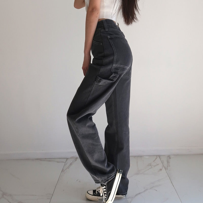 Jeans Vintage Wide Leg Cargo Pants Jeans