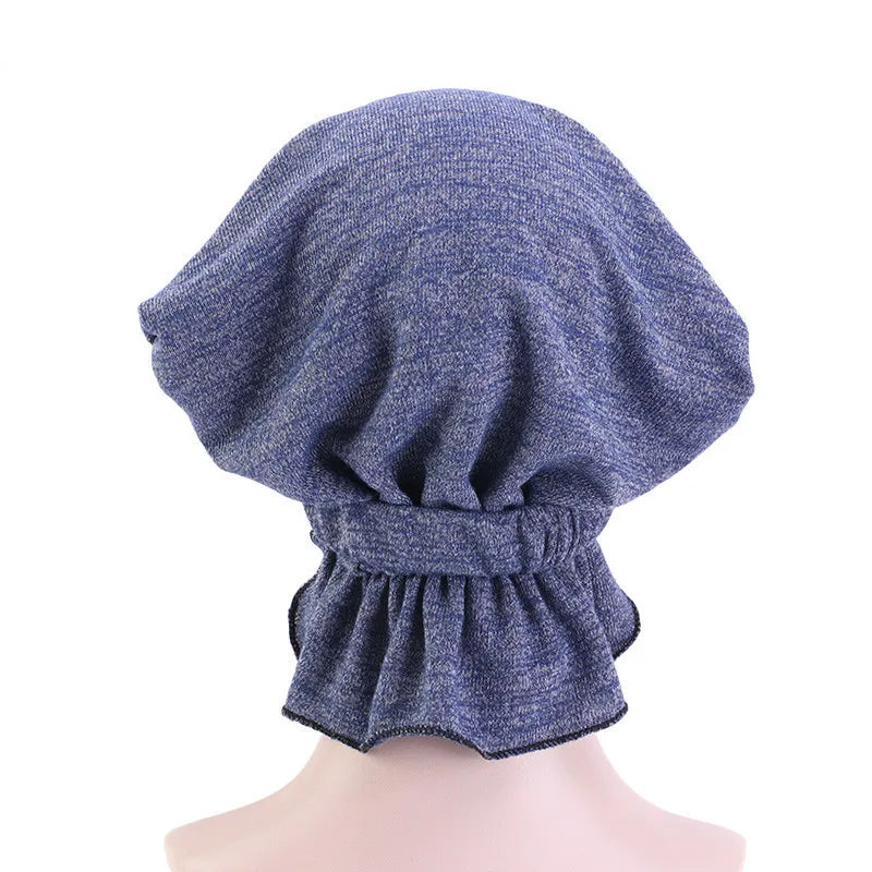 New Muslim Women cotton Bandana Scarf Pre Tied Chemo Hat Beanie Turban Headwear Headwrap Cap for Cancer Patients