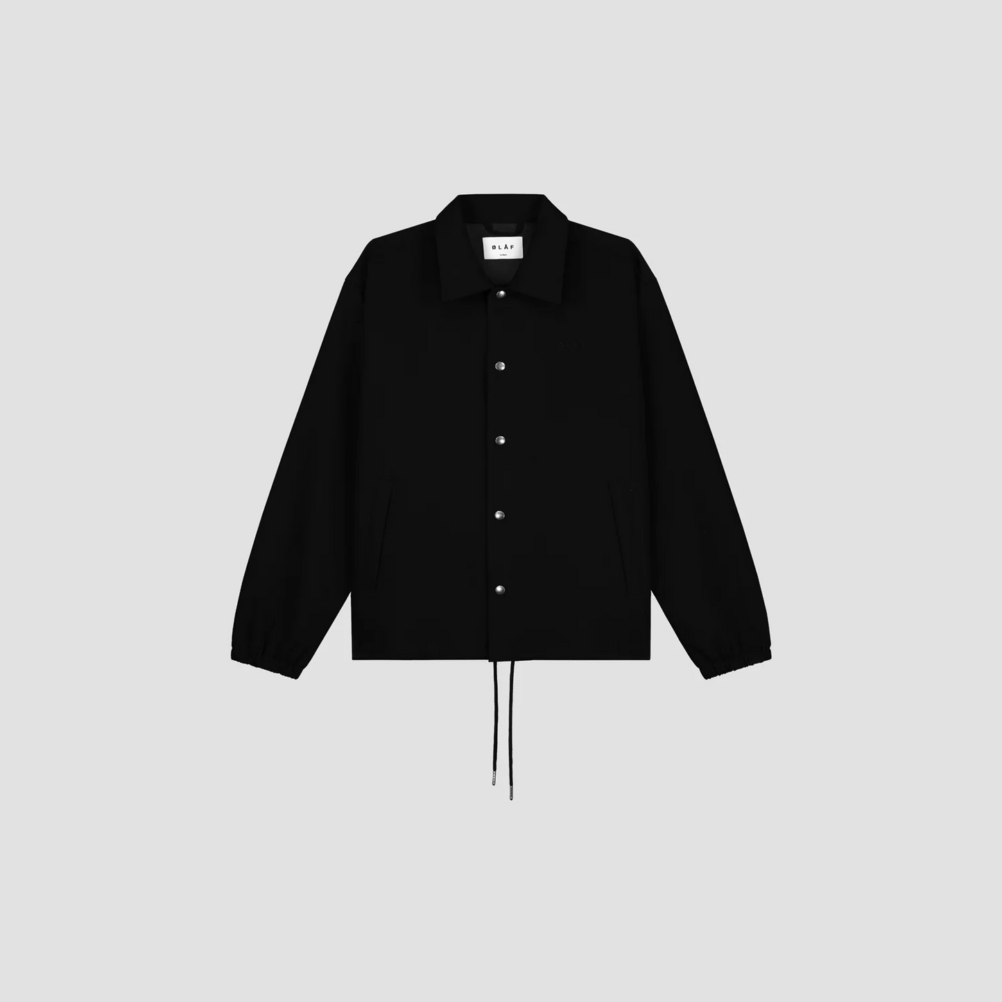 Black SM Unknown Coach Jacket
