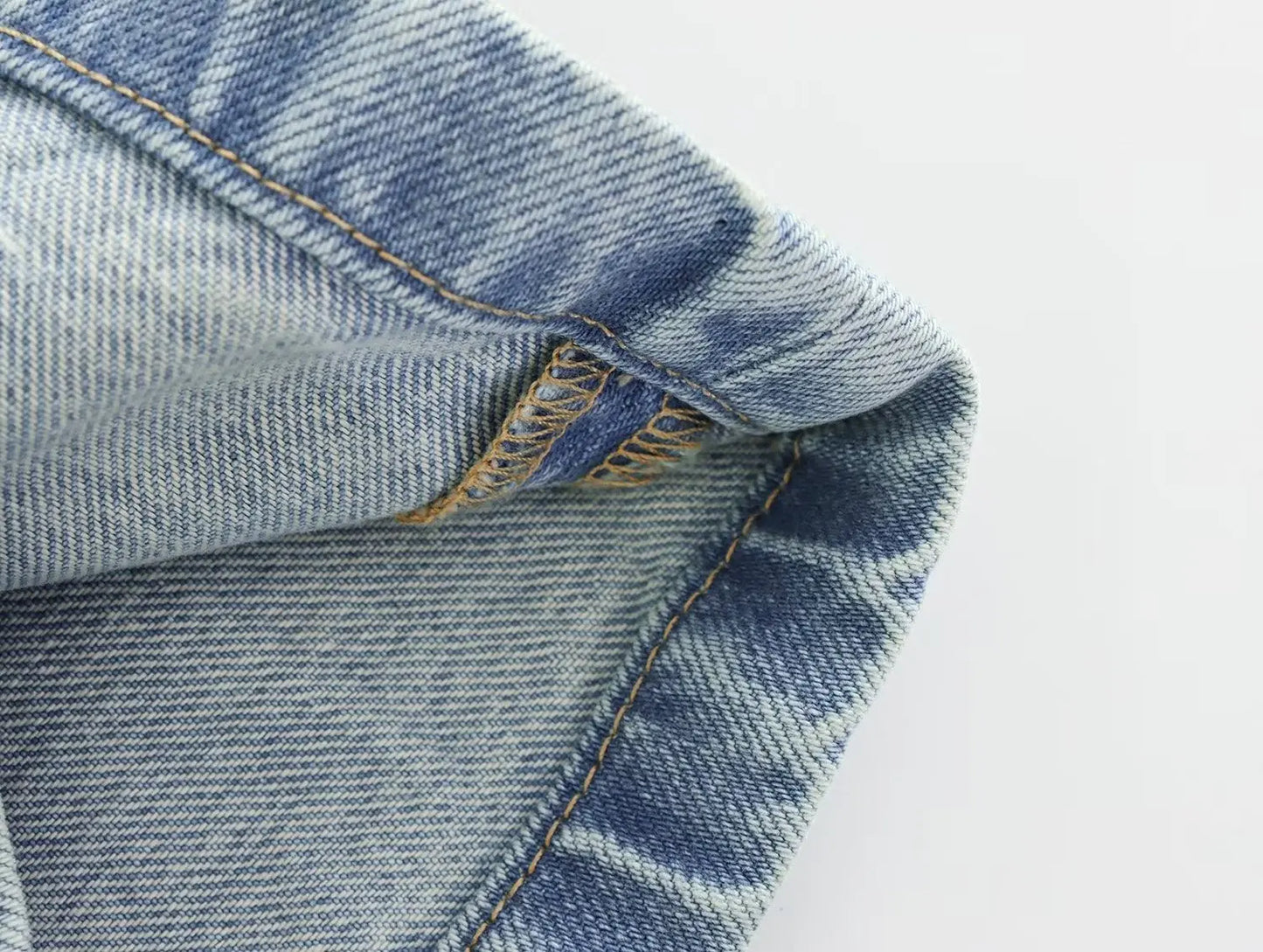 Withered Washed Harem Mommy Jeans Pleated Light Blue Boyfriend Relaxed American Vintage High Street Jeans Women