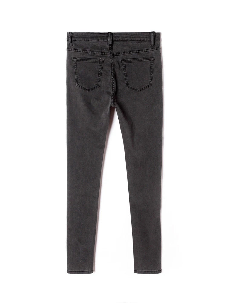 Women's High Waist Jeans Skinny Jeans Woman Black Mom Jeans Femme Pencil Denim Pants Vaqueros Mujer Spodnie Damskie
