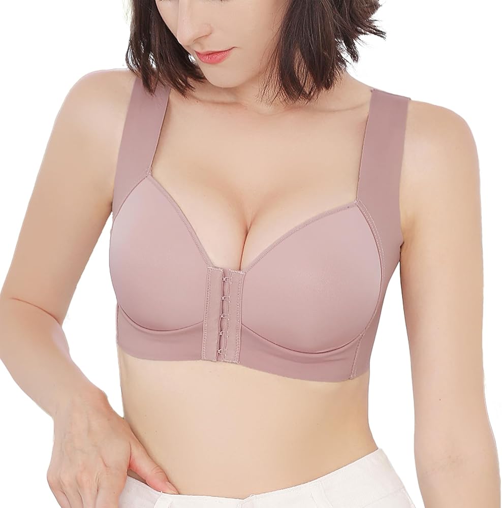 Front Closure Bras Plus Size Seamless Push Up