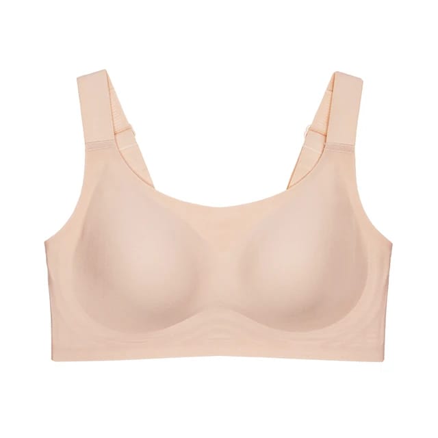 Plus Size Seamless Bra WireFree Full Cup Active Bras