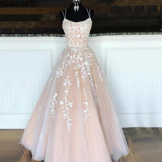 2023 Nude Pink Wedding Dress With Trian Sexy V-neck Bridal Dress Backless Ball Gown Luxury Vestido De Noiva