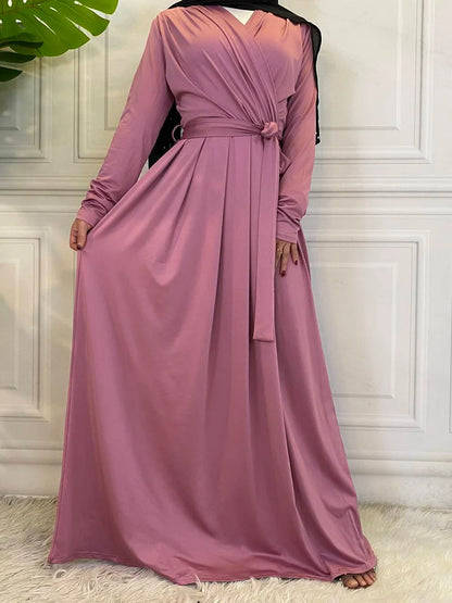 Chic Ruffle Dress for Muslim Women | Elegant Abaya Design