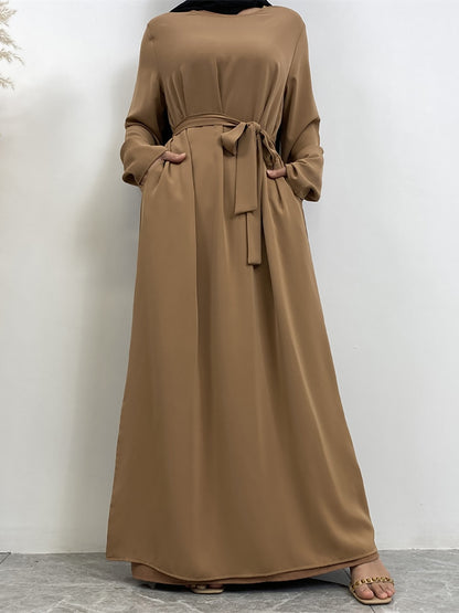 Add a Touch of Style with the New Arrival Fashion Muslim Kimono Abaya