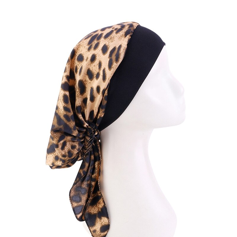 Muslim Women's Print Turban Hat - Stylish Headwear for Fashion and Comfort