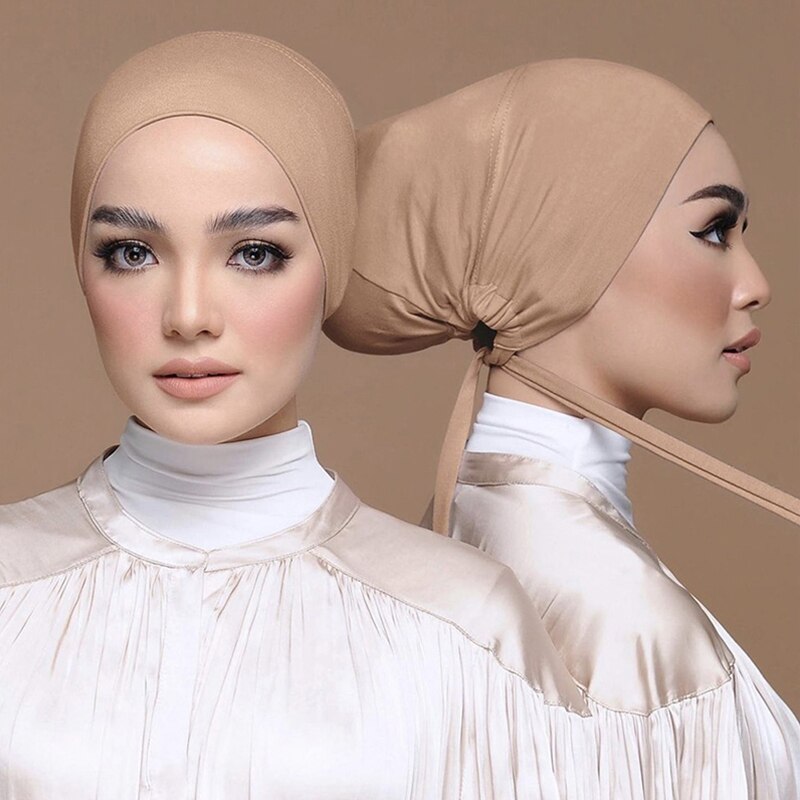 Soft Modal Muslim Turban Hat - Stylish and Comfortable Hijab Caps for Women