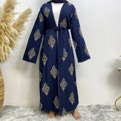 Elegant Embroidered Abaya Dress for Women – Modest Islamic Clothing