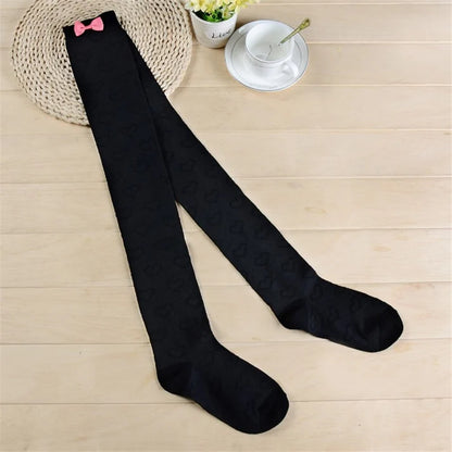 Knee Socks Embroidery Lovely Cute Thigh High Sock