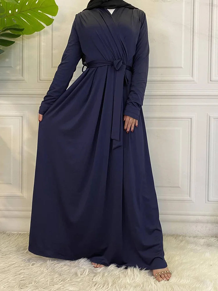 Chic Ruffle Dress for Muslim Women | Elegant Abaya Design