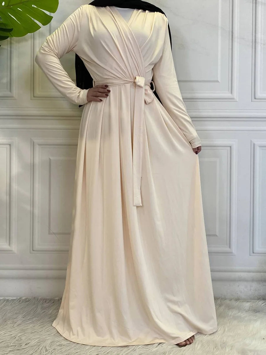 Chic Ruffle Dress for Muslim Women | Elegant Abaya Design