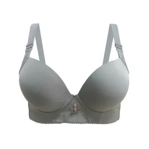 Plus Size Bra Thick Cup Bras Solid Padded