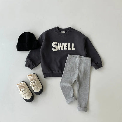 Autumn Toddler Boy Outfit Set | Long Sleeve T-Shirt & Casual Jacket | Baby Boys Clothing Suit 1-5 Years