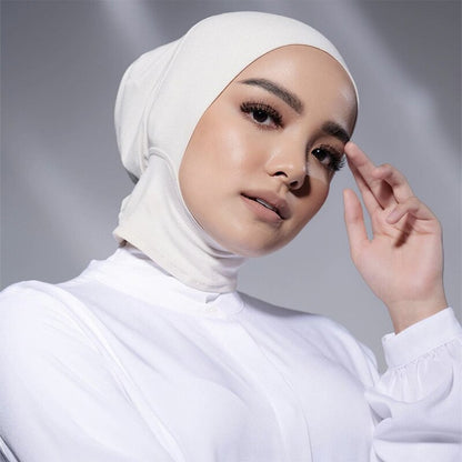 Muslim Women's Soft Modal Inner Hijab Cap - Comfortable and Stylish Islamic Headwear