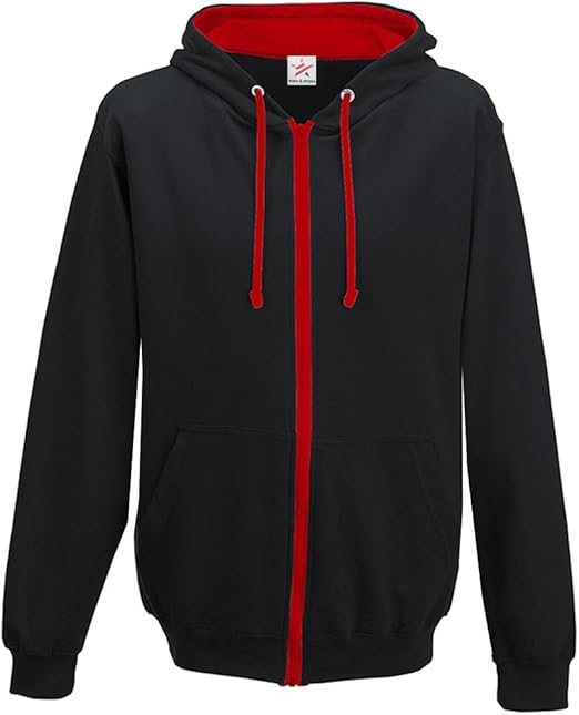 Black with Red Hoodie