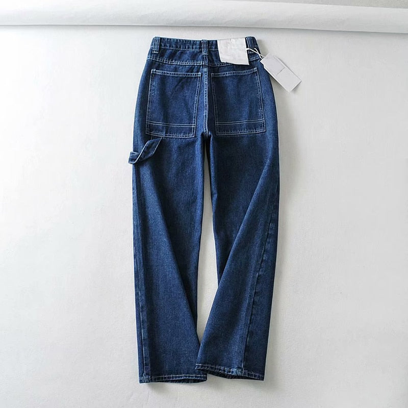 Jeans Vintage Wide Leg Cargo Pants Jeans