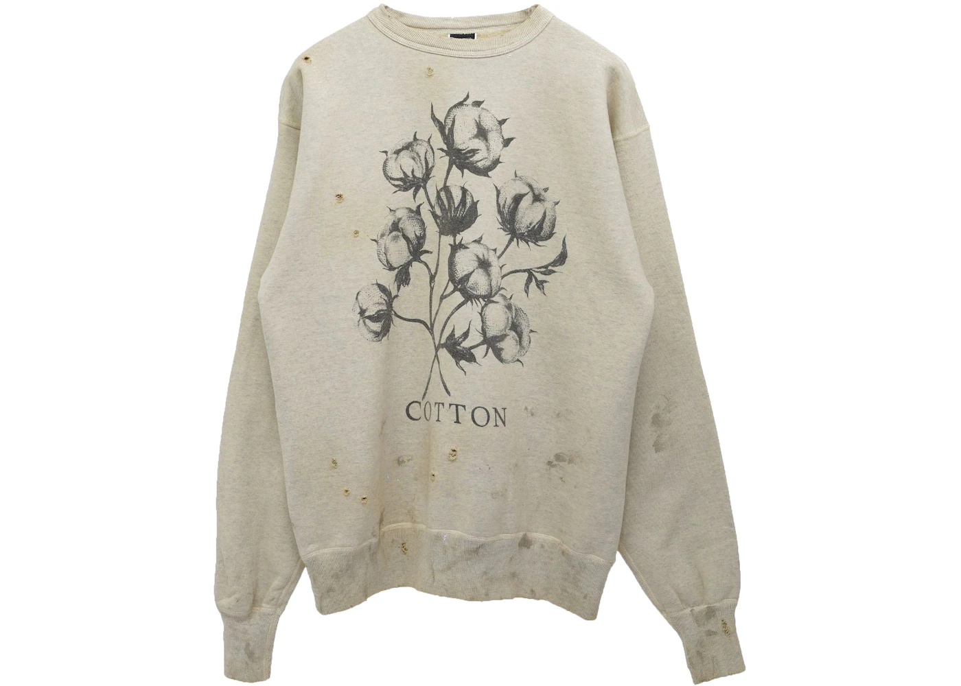 Grey SM Denim Tears Cotton Sweatshirt