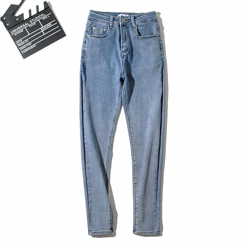 Jeans Pencil Pants High Waist Denim Trousers