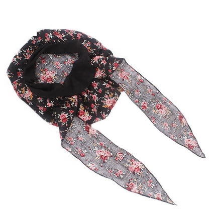 Women's Muslim Hijab Cancer Chemo Caps Flower Print Turban Cap Hair Loss Headscarf Elastic Cotton muslim Hijab Scarf Headwear