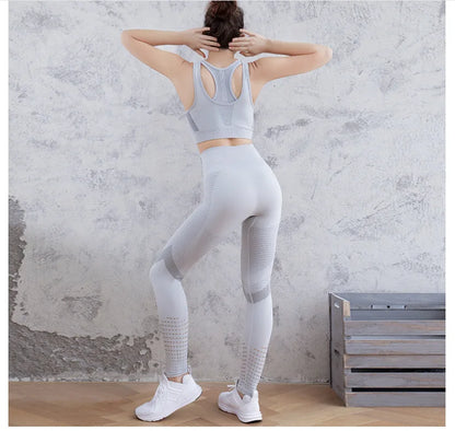 2 Piece Set Workout Clothes For Women Sports Bra And Leggings Set Sports Wear For Women Gym Clothing Athletic Yoga Sets