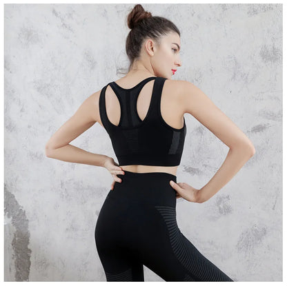 2 Piece Set Workout Clothes For Women Sports Bra And Leggings Set Sports Wear For Women Gym Clothing Athletic Yoga Sets