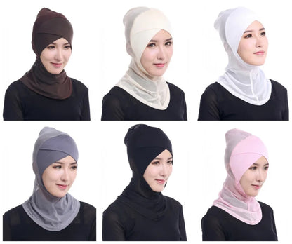 Muslim Inner Hijab Caps Women Turban Style Modal Ninja Underscarf Islamic Product Inside Instant Bonnet Bandana