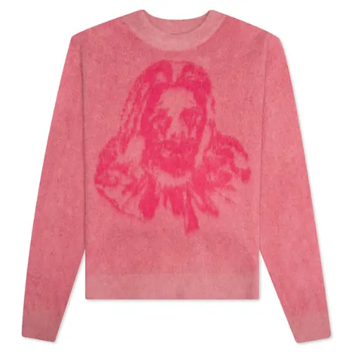 Pink SM X Born X Raised Clown Knit