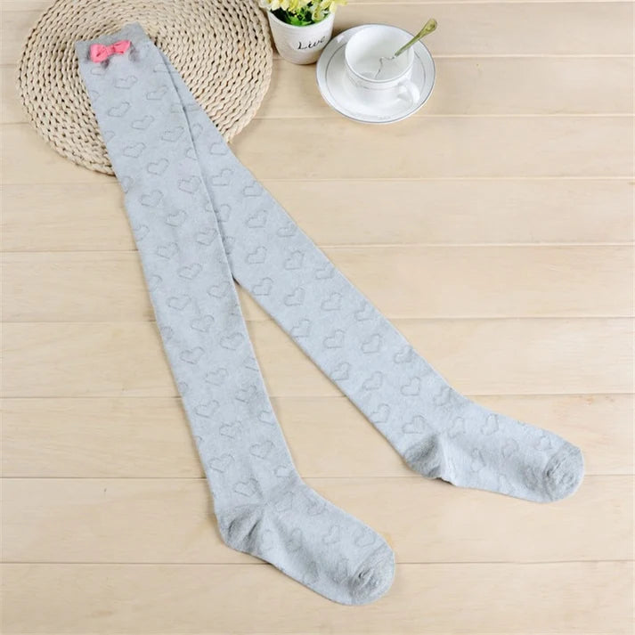 Knee Socks Embroidery Lovely Cute Thigh High Sock