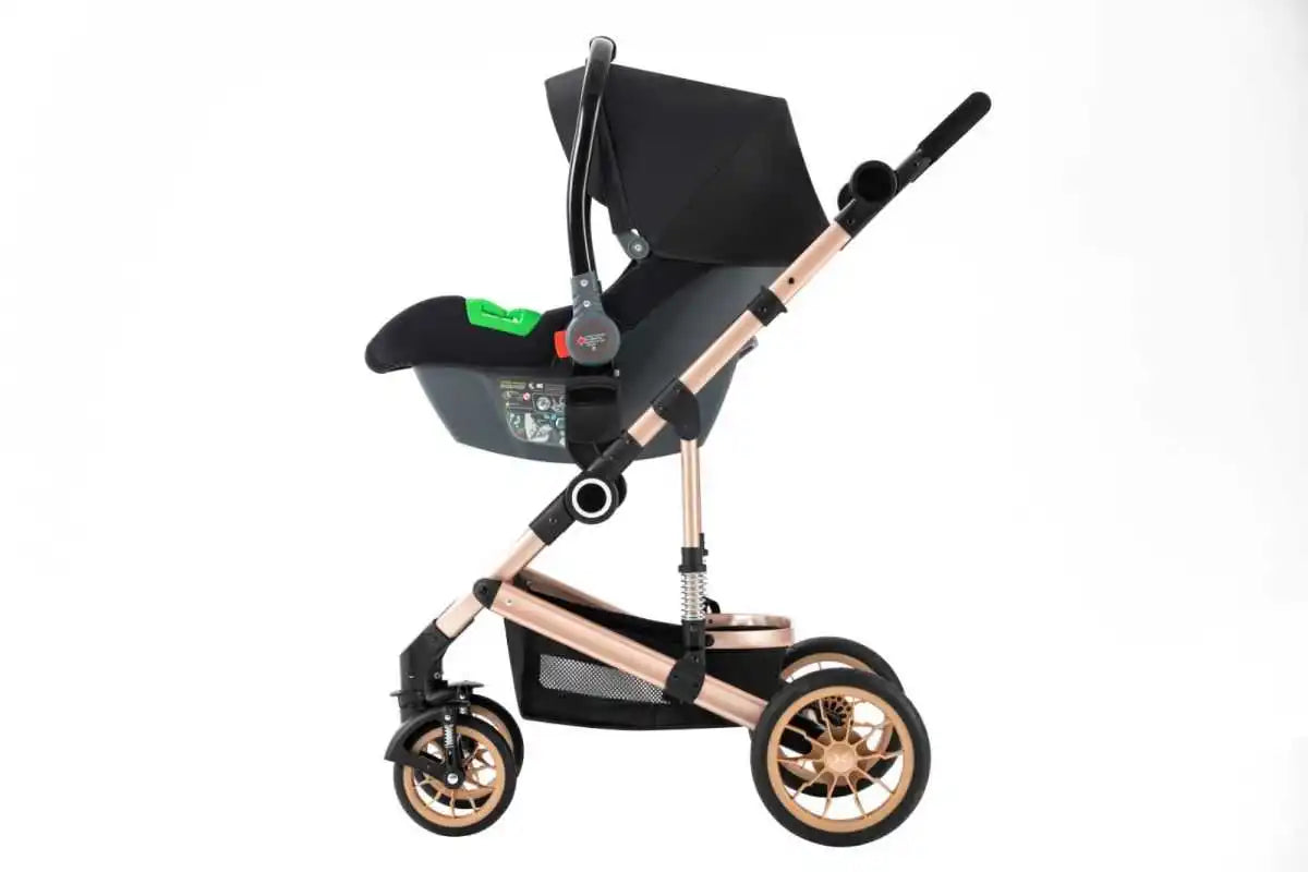 High Quality Baby Stroller With Comfort Baby,3-1 travel system baby stroller one key fold easy to use,free send mama bag