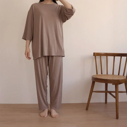 Women's set home clothing, women's pajamas, autumn and winter women's casual home clothing