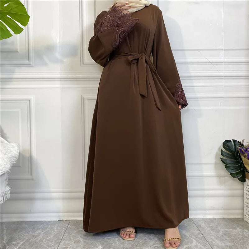 Eid Mubarak Abaya Dress Dubai Muslim Women Zipper Hijab Dresses Turkey Islamic Clothing Caftan Marocain Vestido Musulmane Femme