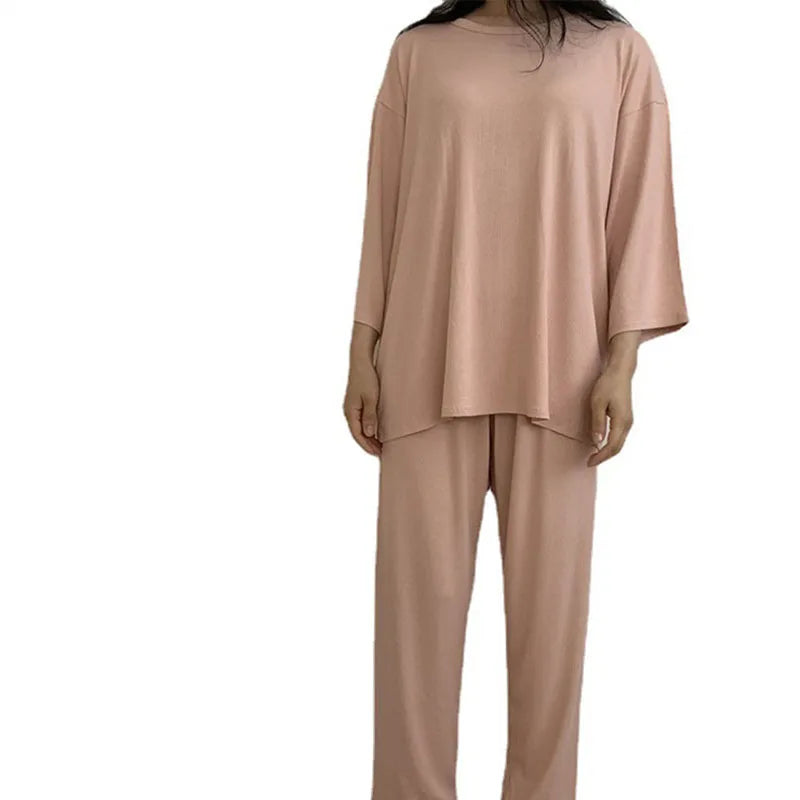 Women's set home clothing, women's pajamas, autumn and winter women's casual home clothing