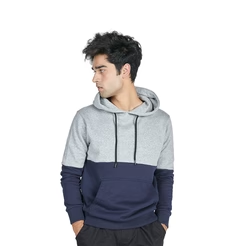 SM Grey/Navy Hoodie