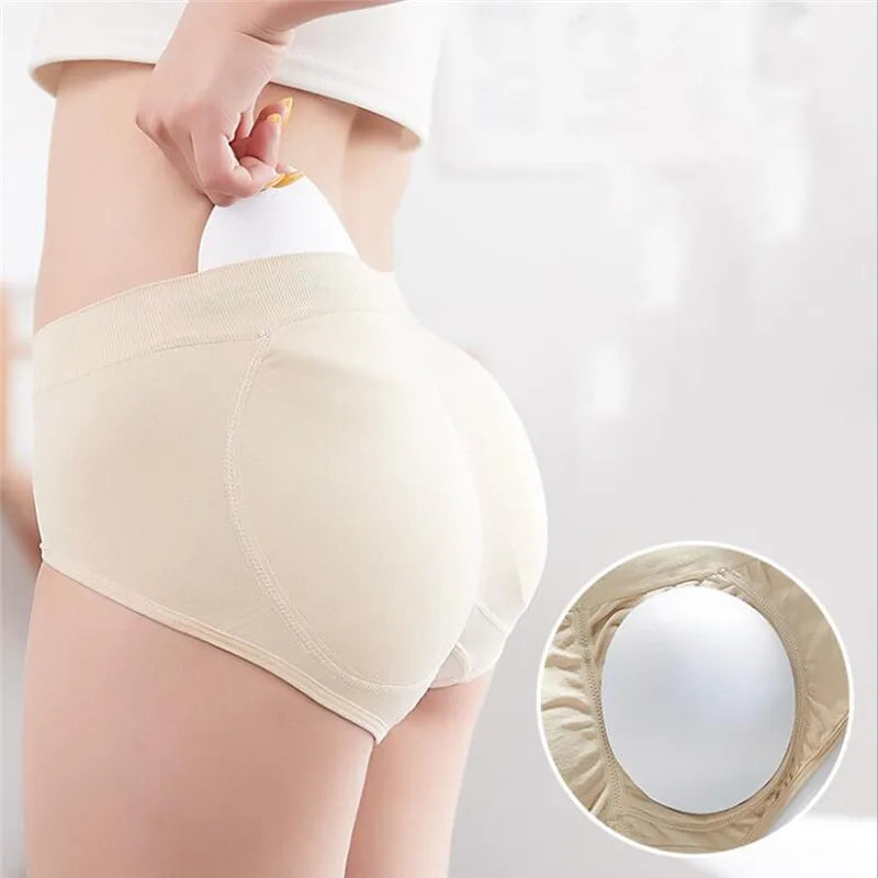 Sexy Padded Panties Seamless Bottom Panties Buttocks Push Up Lingerie Women's Underwear Good Quality Butt Lift Briefs