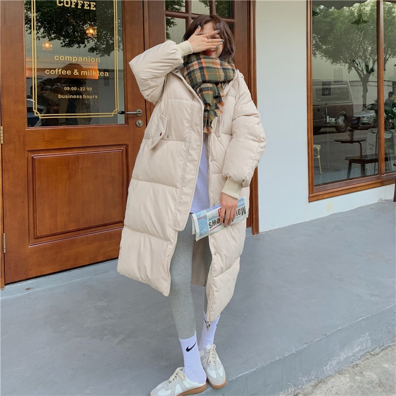 Long Coat Thicken Warm Bubble Oversized Loose Puffer