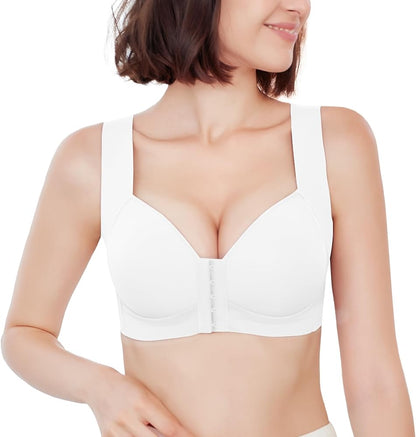 Front Closure Bras Plus Size Seamless Push Up