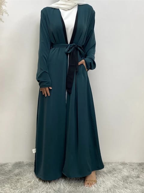 Modest Mesh Sleeve Muslim Woman Abaya Dress – Ulady