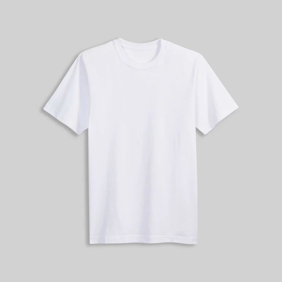 White NOFS Blurred T-shirt